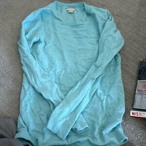 J crew blue sweater xxs